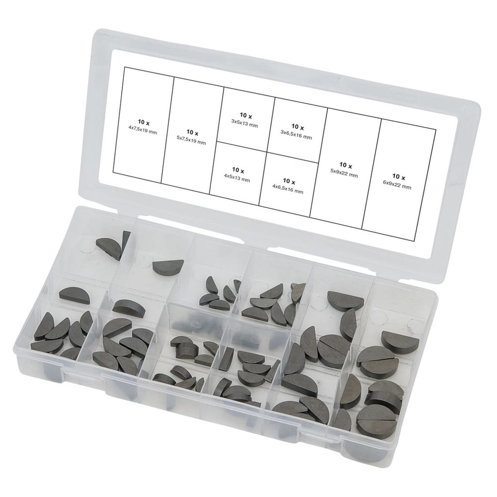 KS-Tools KS Tools Assortiment Woodruff -80 delig KS-Tools KS Tools Assortiment Woodruff -80 delig