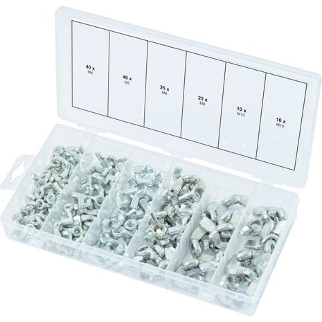 KS-Tools KS-Tools Assortiment Vleugelmoeren 150-dlg KS-Tools KS-Tools Assortiment Vleugelmoeren 150-dlg