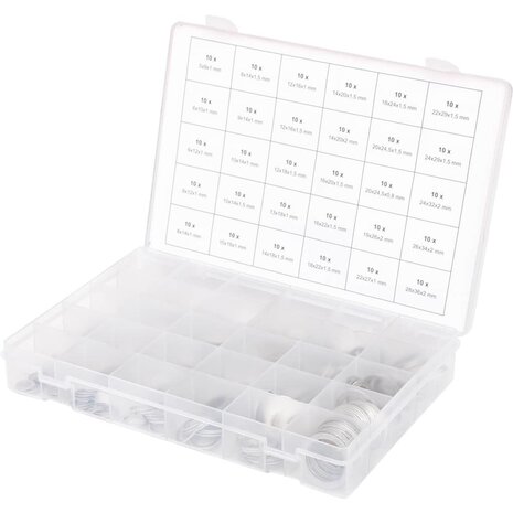 KS-Tools KS-Tools Assortiment Alu-ringen M5-28 - 300-dlg KS-Tools KS-Tools Assortiment Alu-ringen M5-28 - 300-dlg