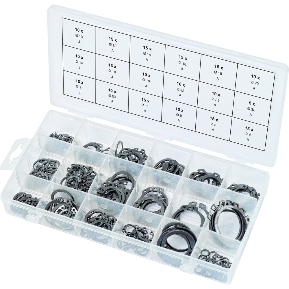 KS-Tools KS-Tools Assortiment borgringen uitwendig en inwendig - 225-dlg