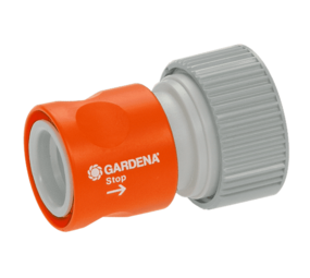 Gardena Gardena Prof-System overgangsstuk met waterstop 19 mm (3/4") Gardena Gardena Prof-System overgangsstuk met waterstop 19 mm (3/4")