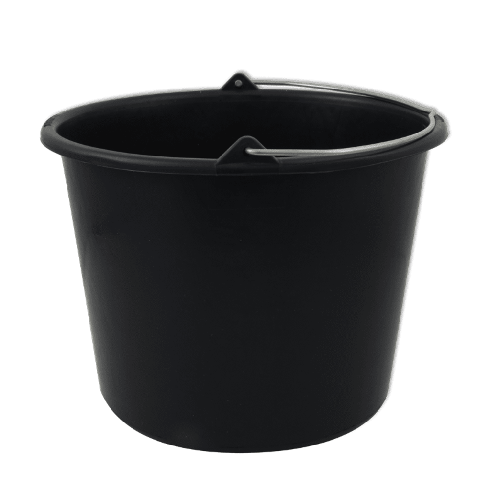 Veba Bouwemmer zwart 12 liter Veba Bouwemmer zwart 12 liter