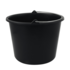 Bouwemmer zwart 12 liter Bouwemmer zwart 12 liter