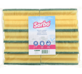 Sorbo Sorbo Schuursponzen met handgreep 10st