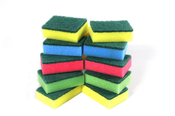 Schuurspons per 10 verpakt Schuurspons per 10 verpakt