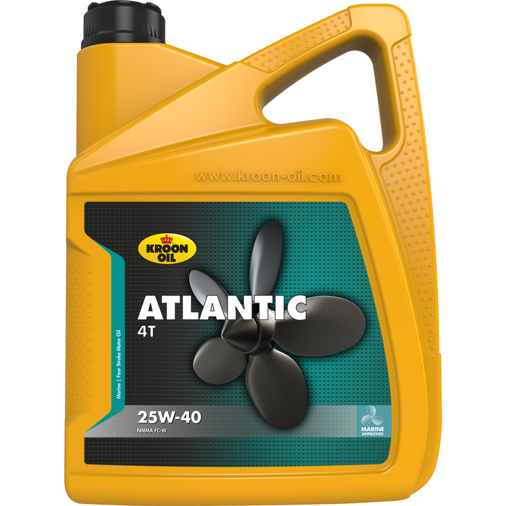 Kroon Oil Kroon-Oil - Atlantic 4T - 25W-40 - Can 5 Liter Kroon Oil Kroon-Oil - Atlantic 4T - 25W-40 - Can 5 Liter