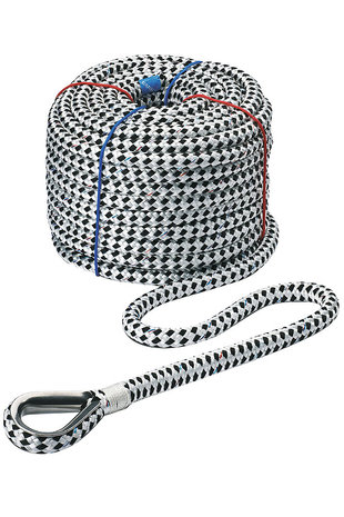 Seilflechter Seilflechter - Taifun® Polyester Ankerlijn - RVS Kous Seilflechter Seilflechter - Taifun® Polyester Ankerlijn - RVS Kous