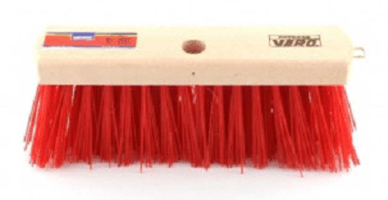 Veba Veba Bezem 28 cm hout kunstvezel rood Veba Veba Bezem 28 cm hout kunstvezel rood