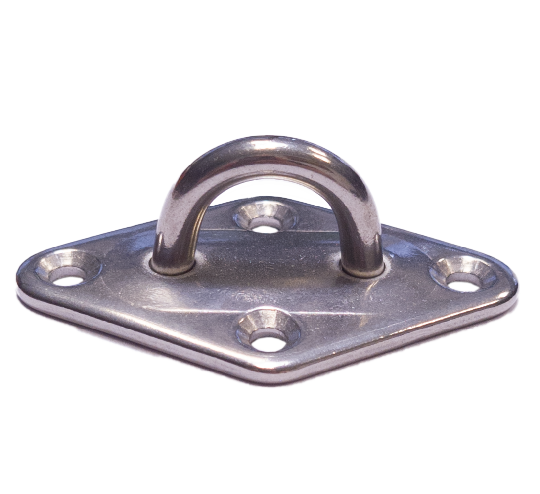 Seilflechter Seilflechter - Mastplaat - Ruitvormig - 60mm - RVS A4 Seilflechter Seilflechter - Mastplaat - Ruitvormig - 60mm - RVS A4