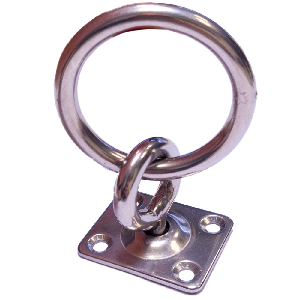 Seilflechter Seilflechter - Oogplaat met Wartel en Ring - RVS A2 Seilflechter Seilflechter - Oogplaat met Wartel en Ring - RVS A2