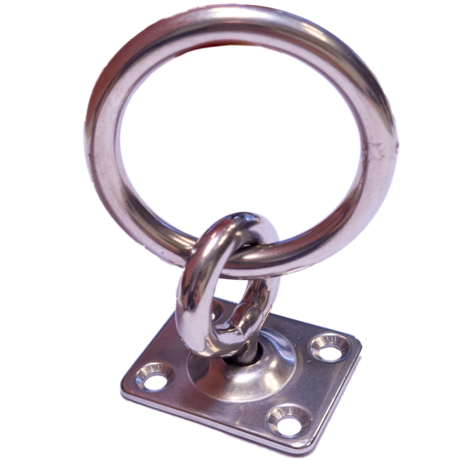 Seilflechter Seilflechter - Oogplaat met Wartel en Ring - RVS A2 Seilflechter Seilflechter - Oogplaat met Wartel en Ring - RVS A2