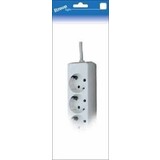Stekkerdoos 3-voudig 1.5m snoer wit Stekkerdoos 3-voudig 1.5m snoer wit