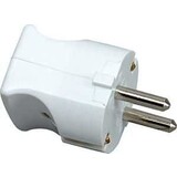 Randaarde Stekker Arctic Wit