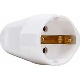 Contrastekker met randaarde wit Contrastekker met randaarde wit