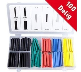 Krimpkous set 100 delig kleur