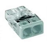 Wago Wago Lasklem 2x0.5-2.2mm trans/wit doos van 100 stuks Wago Wago Lasklem 2x0.5-2.2mm trans/wit doos van 100 stuks