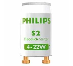 Philips Philips Starter S2-Serie 4-22W per stuk Philips Philips Starter S2-Serie 4-22W per stuk