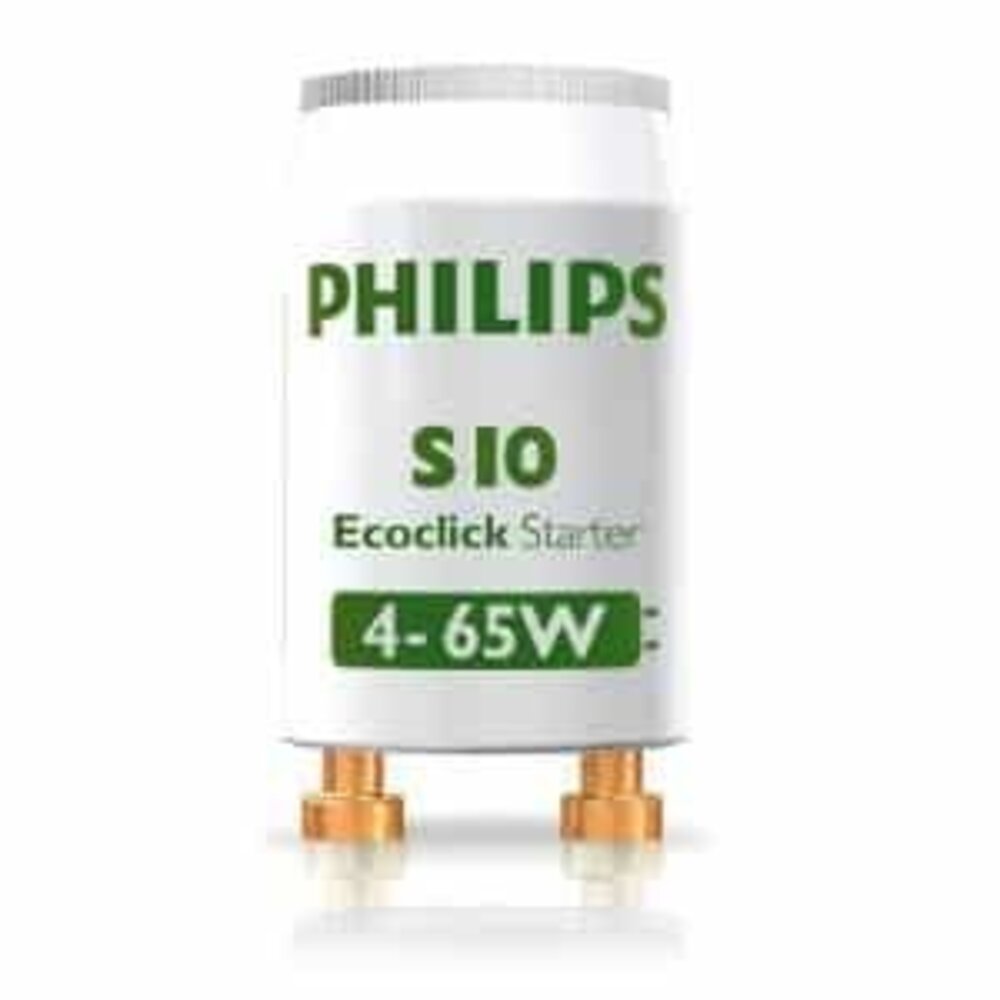 Philips Philips Starter S10 Universeel - 4-65W Per stuk Philips Philips Starter S10 Universeel - 4-65W Per stuk