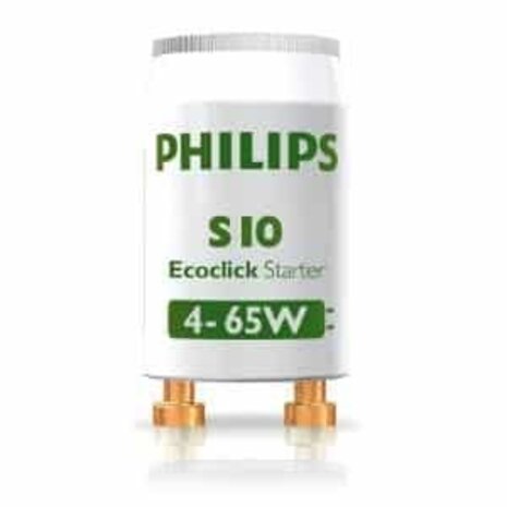 Philips Philips Starter S10 Universeel - 4-65W Per stuk Philips Philips Starter S10 Universeel - 4-65W Per stuk