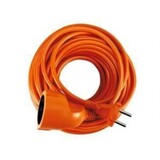 Verlengsnoer oranje 2x1qmm Verlengsnoer oranje 2x1qmm