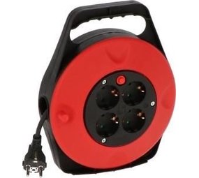 Kabelbox met 10 meter PVC snoer 3x1Qmm Kabelbox met 10 meter PVC snoer 3x1Qmm