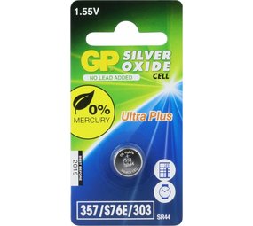GP GP Horlogebatterij 357 - 1 knoopcel GP GP Horlogebatterij 357 - 1 knoopcel