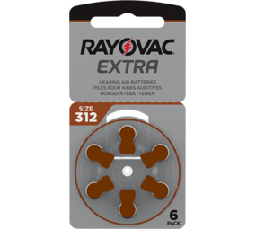 Rayovac Royovac 312 Batterij extra voor gehoorapparaat Rayovac Royovac 312 Batterij extra voor gehoorapparaat