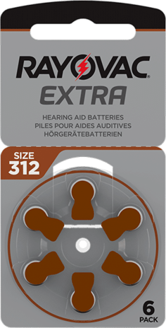 Rayovac Royovac 312 Batterij extra voor gehoorapparaat Rayovac Royovac 312 Batterij extra voor gehoorapparaat