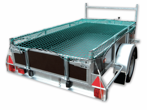 Top Protect Top protect Aanhangwagennet met hoeklus & elastiek -groen Top Protect Top protect Aanhangwagennet met hoeklus & elastiek -groen