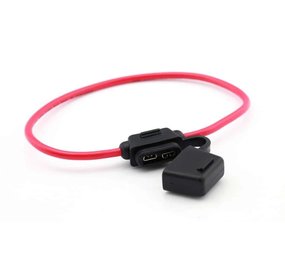 Ripca Ripca zekeringhouder 3mm² rood Ripca Ripca zekeringhouder 3mm² rood