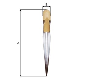 Markussens Marlspijker voor dunne touwen RVS Markussens Marlspijker voor dunne touwen RVS