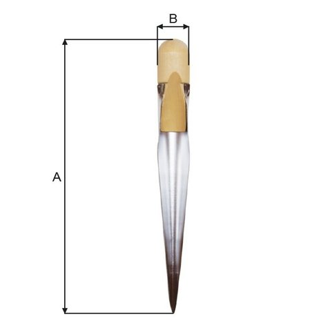 Markussens Marlspijker voor dunne touwen RVS Markussens Marlspijker voor dunne touwen RVS
