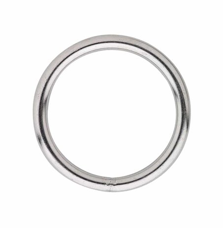 Dulimex Gelaste ring 040-06 mm RVS AISI 316