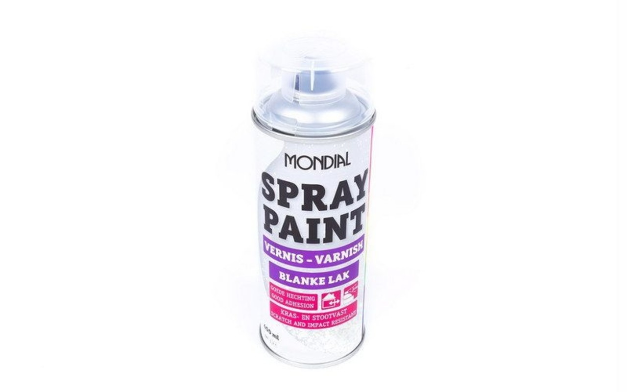 Mondial Mondial Spray Paint blanke lak 400ml Mondial Mondial Spray Paint blanke lak 400ml