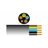 Neopreen stroomkabel zwart