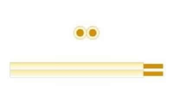 Luidsprekersnoer 2x1.5qmm transparant Luidsprekersnoer 2x1.5qmm transparant