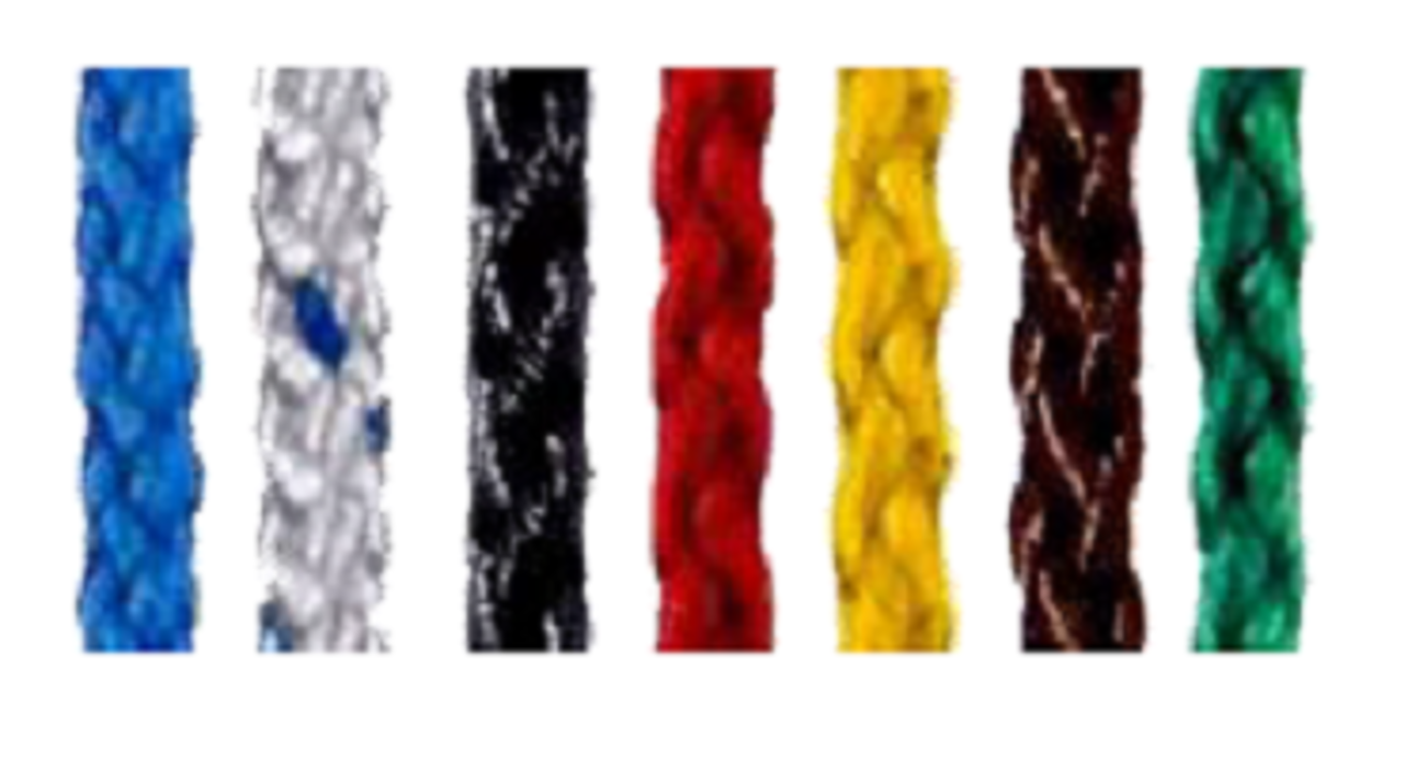 Chris Muller Touw Multilonkoord - gevlochten met kern - in verschillende kleuren Chris Muller Touw Multilonkoord - gevlochten met kern - in verschillende kleuren