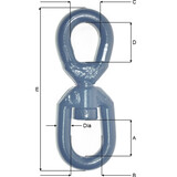 Blue Line BMM Wartel blauw gelakt Blue Line BMM Wartel blauw gelakt