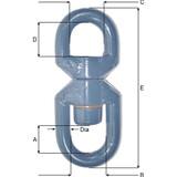 Blue Line BMM Wartel Blauw gelakt A25BO Blue Line BMM Wartel Blauw gelakt A25BO