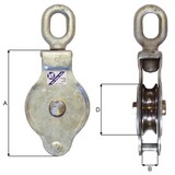 Blue Line Blueline Blok KT gegalvaniseerd en stalen schijf Blue Line Blueline Blok KT gegalvaniseerd en stalen schijf