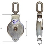 Blue Line Blueline Blokken KT gegalvaniseerd met nylon schijf Blue Line Blueline Blokken KT gegalvaniseerd met nylon schijf