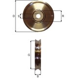 Blue Line Blueline Losse schijf voor KT blokken - staal en nylon Blue Line Blueline Losse schijf voor KT blokken - staal en nylon