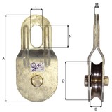 Blue Line Blueline Voetblokje KSW1 gegalvaniseerd Blue Line Blueline Voetblokje KSW1 gegalvaniseerd
