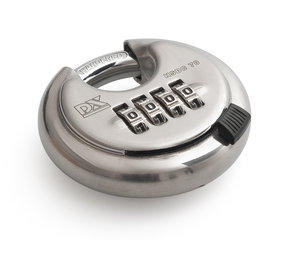 Dulimex DX Discusslot 70 mm RVS met cijferslot