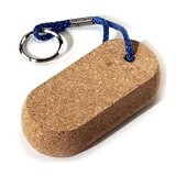 Flyer Sleutelhanger drijvend kurk plat Flyer Sleutelhanger drijvend kurk plat