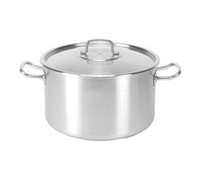 Pujadas Pujadas Kookpan RVS middel hoog Ø30cm Pujadas Pujadas Kookpan RVS middel hoog Ø30cm