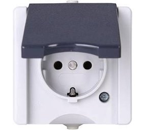 Kopp Kopp Opbouw stopcontact RA enkel Kopp Kopp Opbouw stopcontact RA enkel