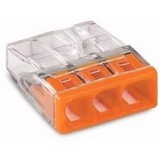 Wago Wago Lasklem 3x0.5-2.5mm trans/oranje - per stuk