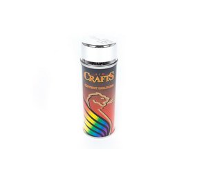 Air Crafts Aircrafts spuitverf Chroom Zilver 400ml Air Crafts Aircrafts spuitverf Chroom Zilver 400ml