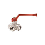 Baggerman Drieweg-kogelkraan - type 12800 Met T-Boring - 3 x BSP binnendraad Baggerman Drieweg-kogelkraan - type 12800 Met T-Boring - 3 x BSP binnendraad